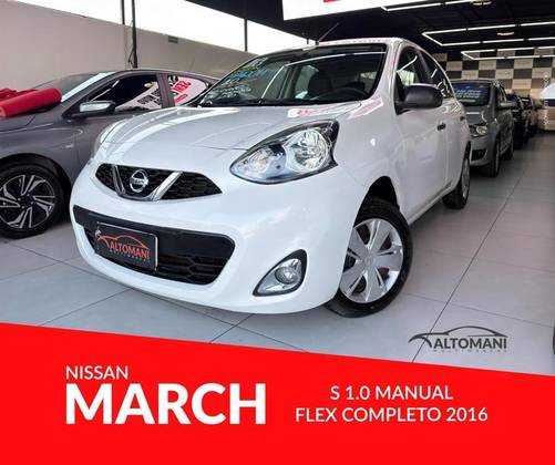 NISSAN MARCH 1.0 S 12V FLEX 4P MANUAL NISSAN MARCH 1.0 S 12V FLEX 4P MANUAL